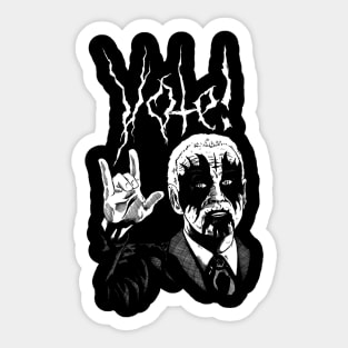 Black Metal Joe Biden Vote! Sticker